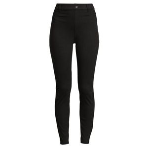 Time and Tru Women's High Rise Jeggings Black Size M (8-10) NWT